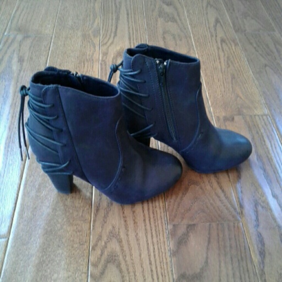 Report Shoes - Black Boots ,Womens , Size 10